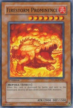 Firestorm Prominence [1st Edition] STON-EN026 YuGiOh Strike of Neos