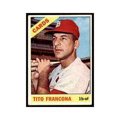 Tito Francona #163 Baseball Cards 1966 Topps Prices