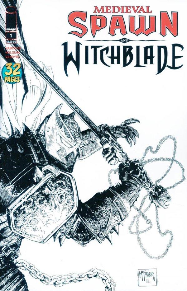 Medieval Spawn / Witchblade [McFarlane Sketch] #1 (2018) Comic Books Medieval Spawn / Witchblade