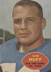 Sam Huff #80 Football Cards 1960 Topps Prices