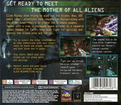Alien Resurrection - Back | Alien Resurrection Playstation