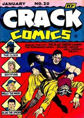Crack Comics #20 (1942) Comic Books Crack Comics Prices