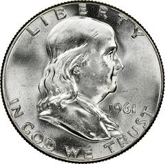1961 [PROOF] Coins Franklin Half Dollar Prices