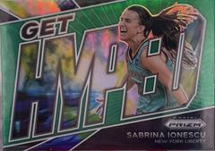 Sabrina Ionescu [Green] Basketball Cards 2022 Panini Prizm WNBA Get Hyped Prices