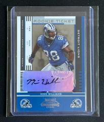 Mike Williams [Autograph] #159 Football Cards 2005 Playoff Contenders Prices