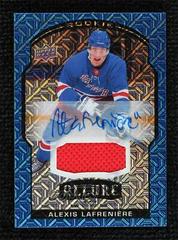 Alexis Lafreniere [Blue Line Autograph Jersey] Hockey Cards 2020 Upper Deck Allure Prices