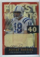 Peyton Manning #FM40 Football Cards 2005 Topps Finest Manning Moments Prices