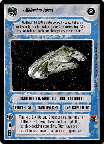 Millennium Falcon [Limited] Star Wars CCG Premiere