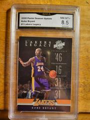 Kobe Bryant #1 Basketball Cards 2009 Panini Season Update Lakers Legacy Prices
