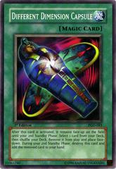 Different Dimension Capsule [1st Edition] PGD-083 YuGiOh Pharaonic Guardian Prices