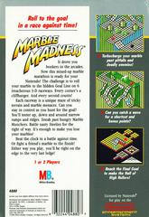 Marble Madness - Back | Marble Madness NES