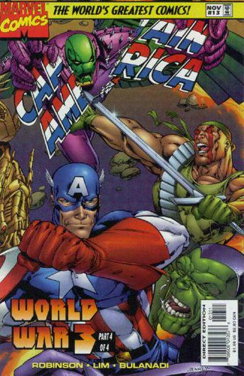 Captain America #13 (1997) Cover Art