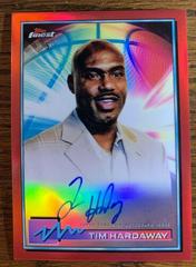 Tim Hardaway [Red Refractor] #FA-TH Basketball Cards 2021 Topps Finest Autographs Prices