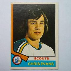 Chris Evans Hockey Cards 1974 O-Pee-Chee Prices