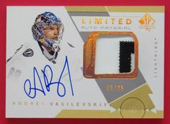 Andrei Vasilevskiy [Autograph Patch Limited] #67 Hockey Cards 2018 SP Authentic Prices