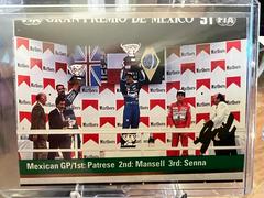 Mexican GP/1st: Patrese 2nd: Mansell 3rd: Senna #105 Racing Cards 1992 Grid F1 Prices