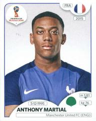Anthony Martial [Black Back] Soccer Cards 2018 Panini World Cup Stickers Prices