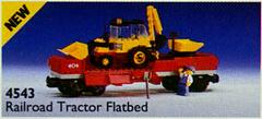 LEGO Set | Railroad Tractor Flatbed LEGO Train