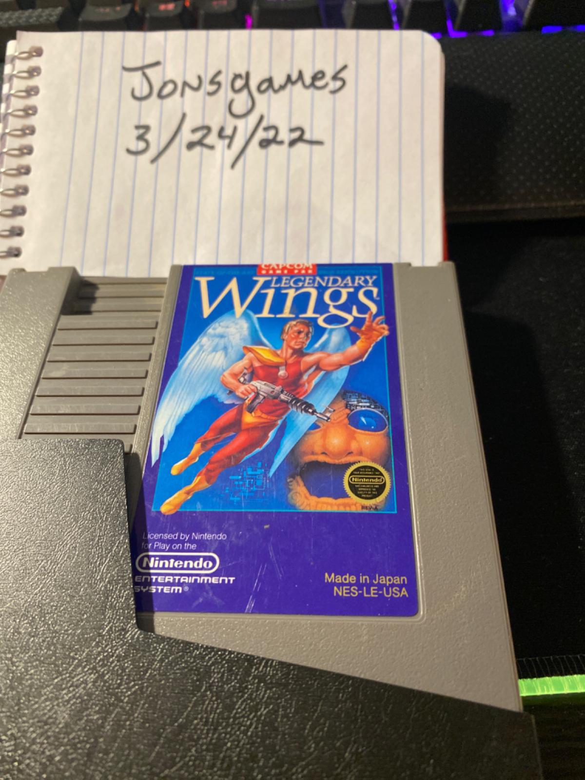 Legendary Wings Item only NES