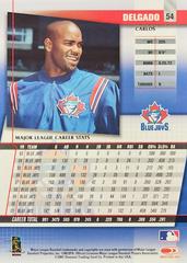 Rear | Carlos Delgado Baseball Cards 2002 Donruss Best of Fan Club