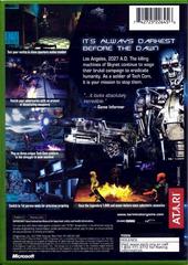 Back Cover | Terminator Dawn of Fate Xbox