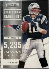 Tom Brady Football Cards 2012 Panini Rookies & Stars Statistical Standouts Prices
