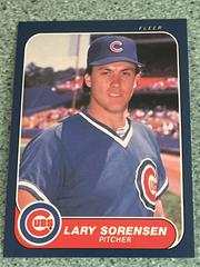 Lary Sorensen #381 Baseball Cards 1986 Fleer Prices