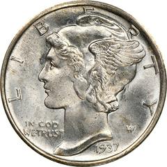1937 S Coins Mercury Dime Prices