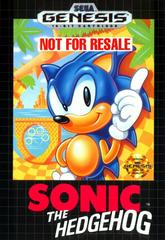 Front Cover | Sonic the Hedgehog [Not for Resale] Sega Genesis