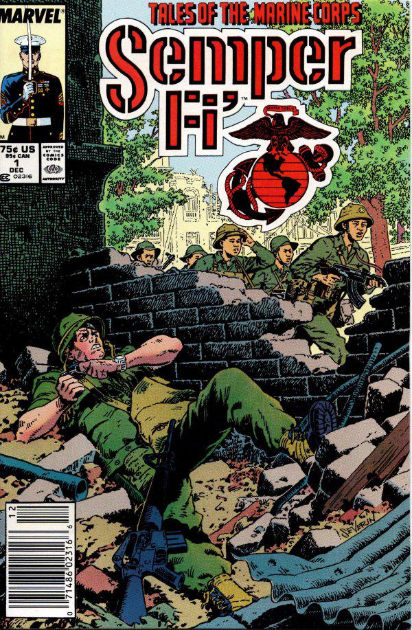 Semper Fi [Newsstand] #1 (1988) Comic Books Semper Fi