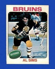 Al Sims #136 Hockey Cards 1975 O-Pee-Chee Prices