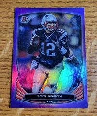 Tom Brady [Rainbow Foil Purple] Football Cards 2014 Bowman Prices