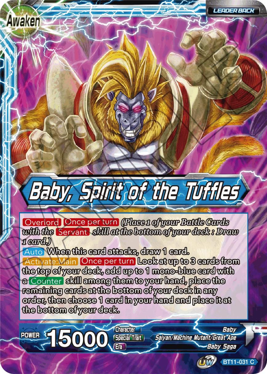 Baby // Baby, Spirit of the Tuffles [Foil] BT11-031 Dragon Ball Super Vermilion Bloodline