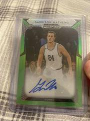 Garrison Mathews [Neon Green Prizm] Basketball Cards 2019 Panini Prizm Draft Picks Autographs Prices