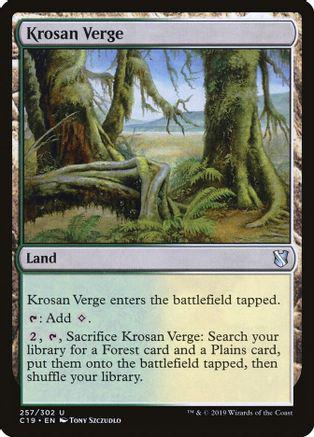 Krosan Verge Magic Commander 2019