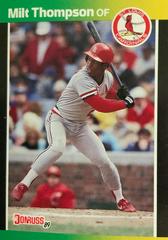 Milt Thompson Baseball Cards 1989 Donruss Traded Prices