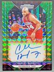 Charles Barkley [Green] #MO-CB Basketball Cards 2018 Panini Prizm Mosaic Autographs Prices