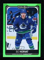 Bo Horvat [Neon Green] #467 Hockey Cards 2021 O Pee Chee Prices