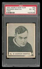 Georges Mantha Hockey Cards 1937 V356 World Wide Gum Prices