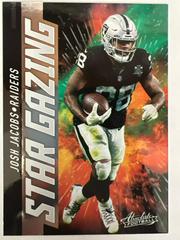Josh Jacobs #SG13 Football Cards 2021 Panini Absolute Star Gazing Prices