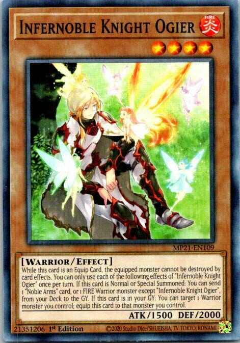 Infernoble Knight Ogier MP21-EN109 YuGiOh 2021 Tin of Ancient Battles Mega Pack