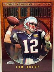 Tom Brady Football Cards 2004 Topps Chrome Ring of Honor Prices
