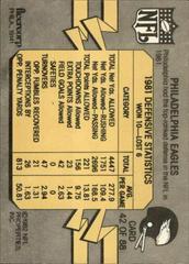 Back | Phildelphia Eagles [Triple Teaming] Football Cards 1982 Fleer Team Action