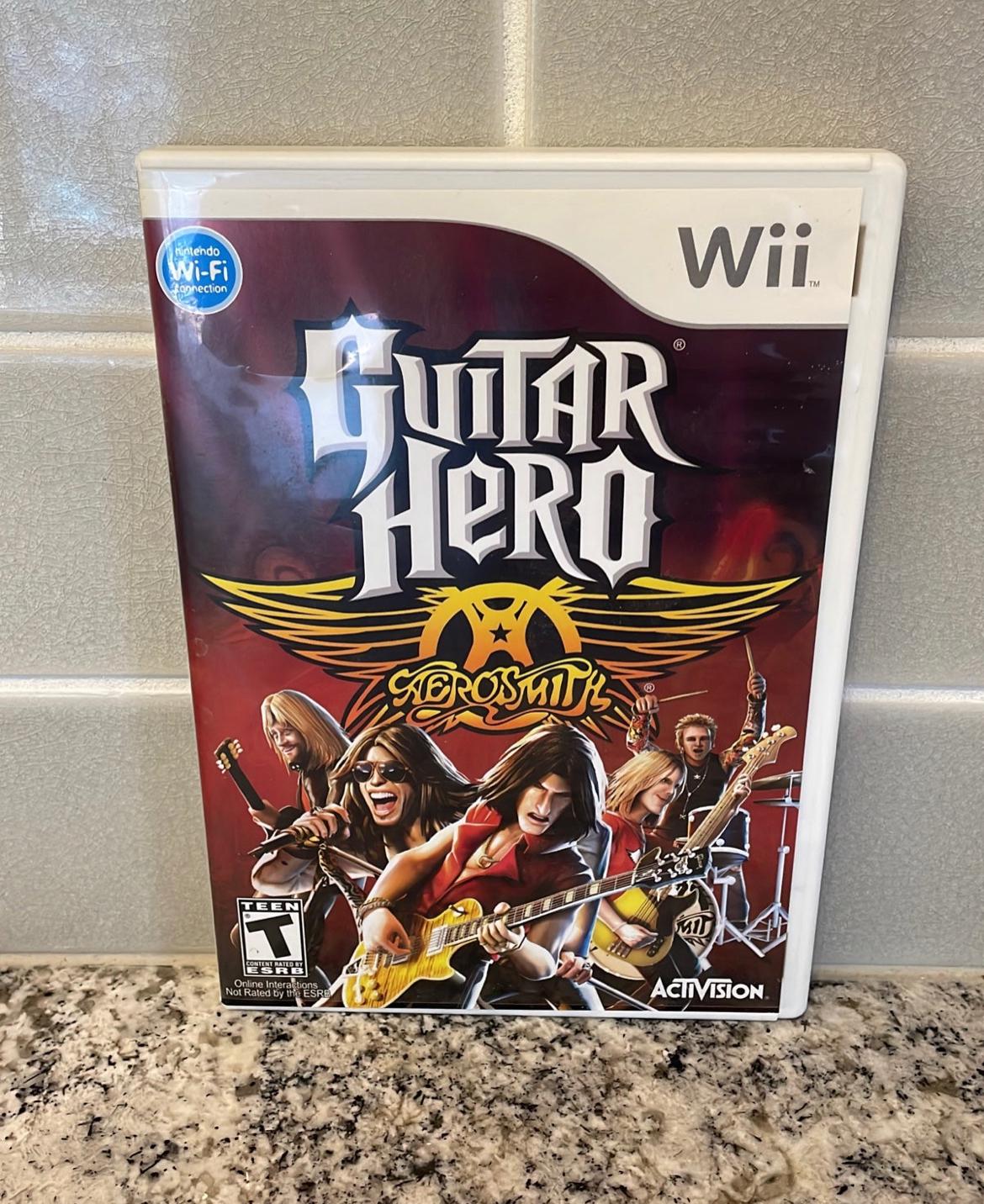 Guitar Hero Aerosmith | Item, Box, and Manual | Wii