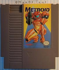 Cartridge Front | Metroid [Yellow Label] NES
