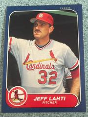 Jeff Lahti #40 Baseball Cards 1986 Fleer Prices