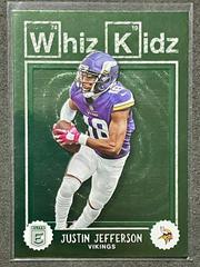 Justin Jefferson [Green] #WK-12 Football Cards 2023 Panini Donruss Elite Whiz Kidz Prices