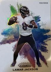 Lamar Jackson Football Cards 2023 Panini Prizm Color Blast Prices