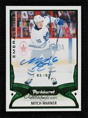 Mitch Marner [Emerald Ice Autograph] Hockey Cards 2021 Parkhurst Prices