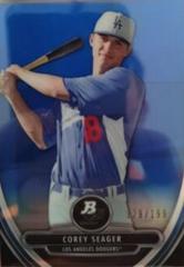 Corey Seager [Blue Refractor] #41 Baseball Cards 2013 Bowman Platinum Chrome Prospects Prices